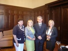 28 September 2011 National Assembly Speaker receives a delegation of the BiH PA Joint Committee for Defense and Security